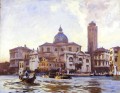 Palazzo Labia y San Geremia John Singer Sargent Venecia